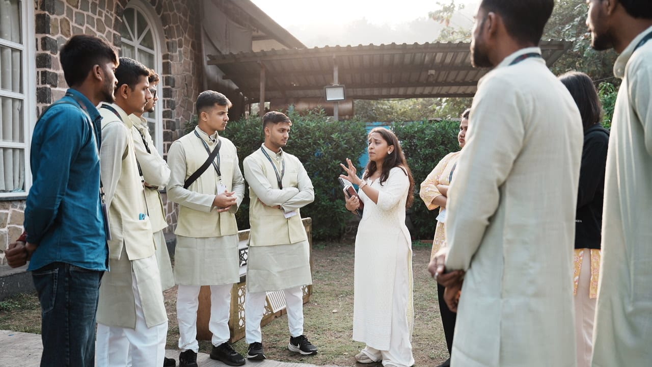 SacredWedz team briefing before an event